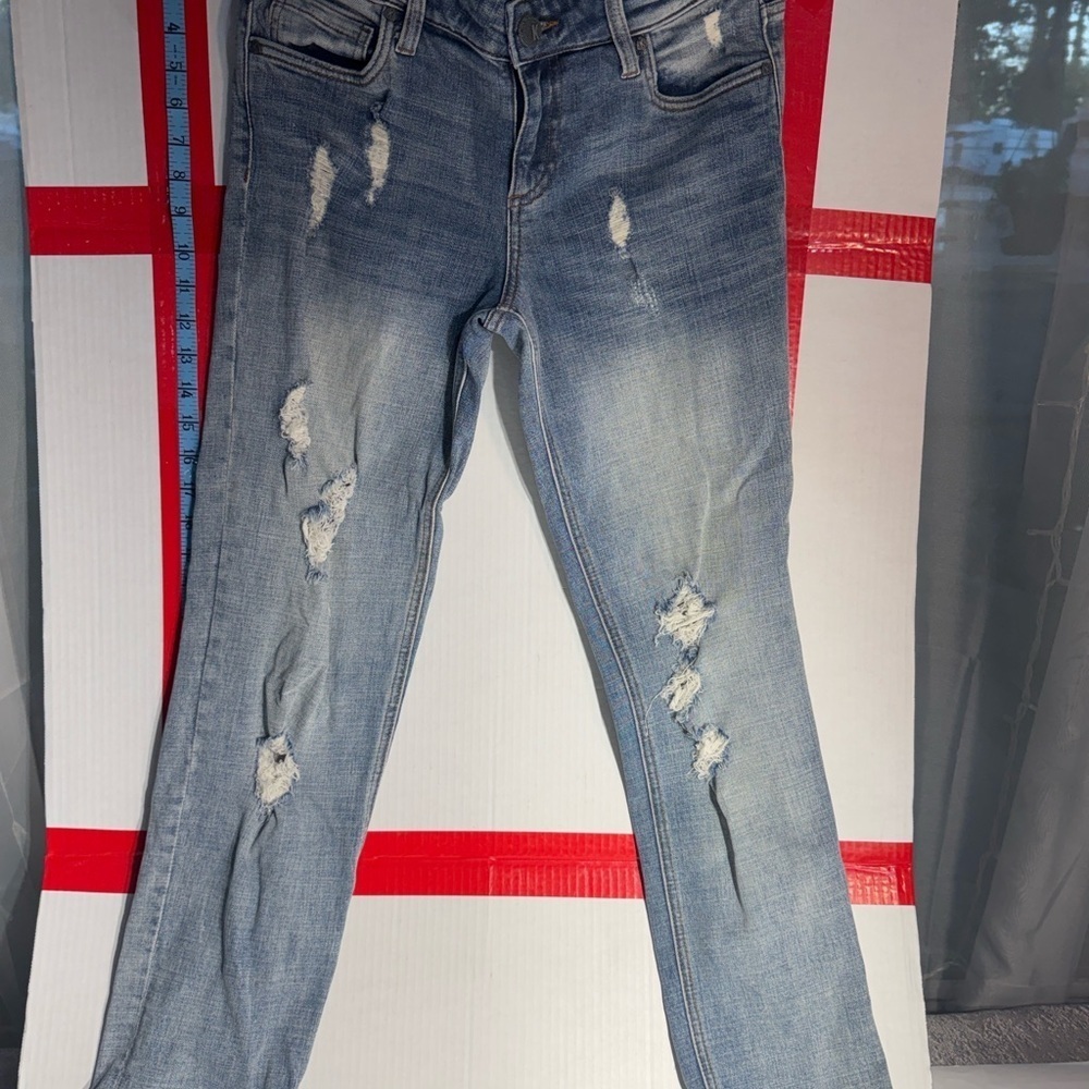 KUT from the Kloth Distressed Light Wash Jeans – Size 4 Catherine Boyfriend